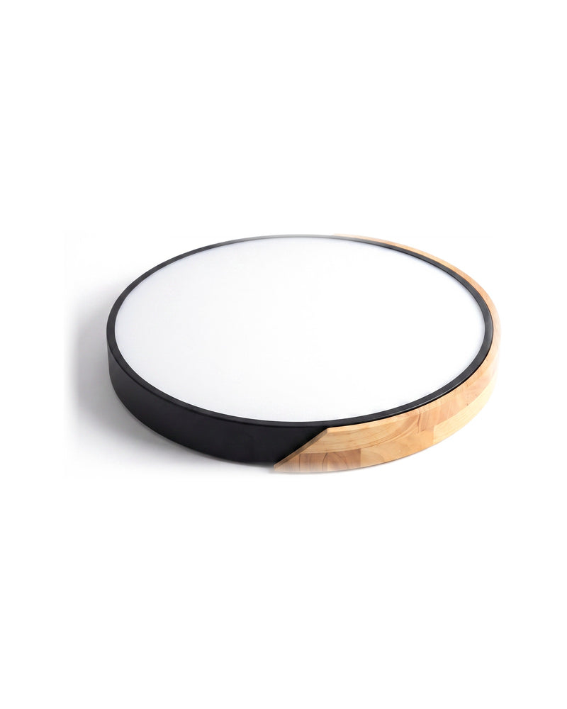 Nordic Wood Ultra-Thin Flush Ceiling Light