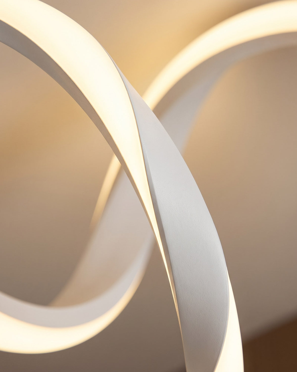Curved Ribbon LED Ceiling Light