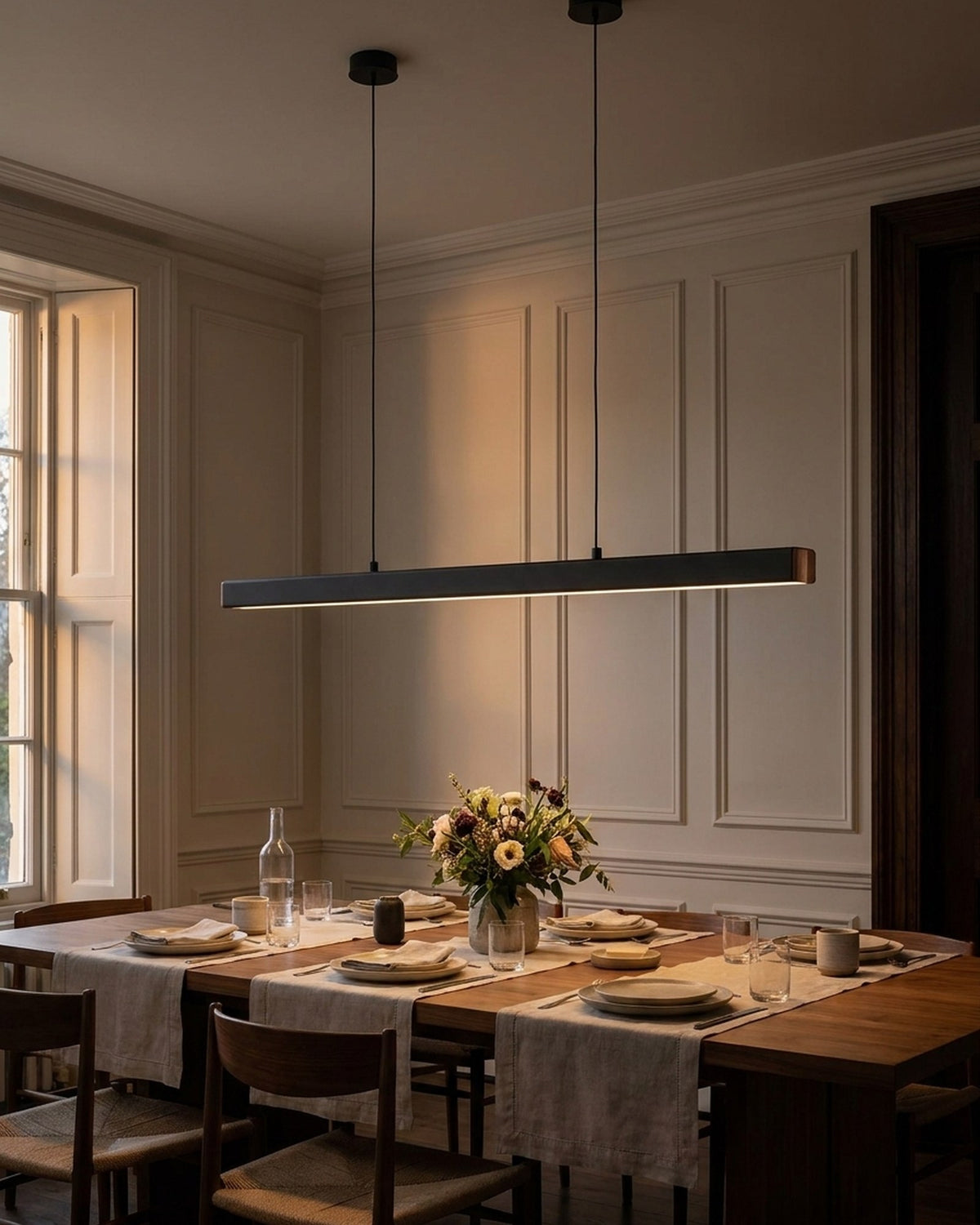 Made to run the length of the table.