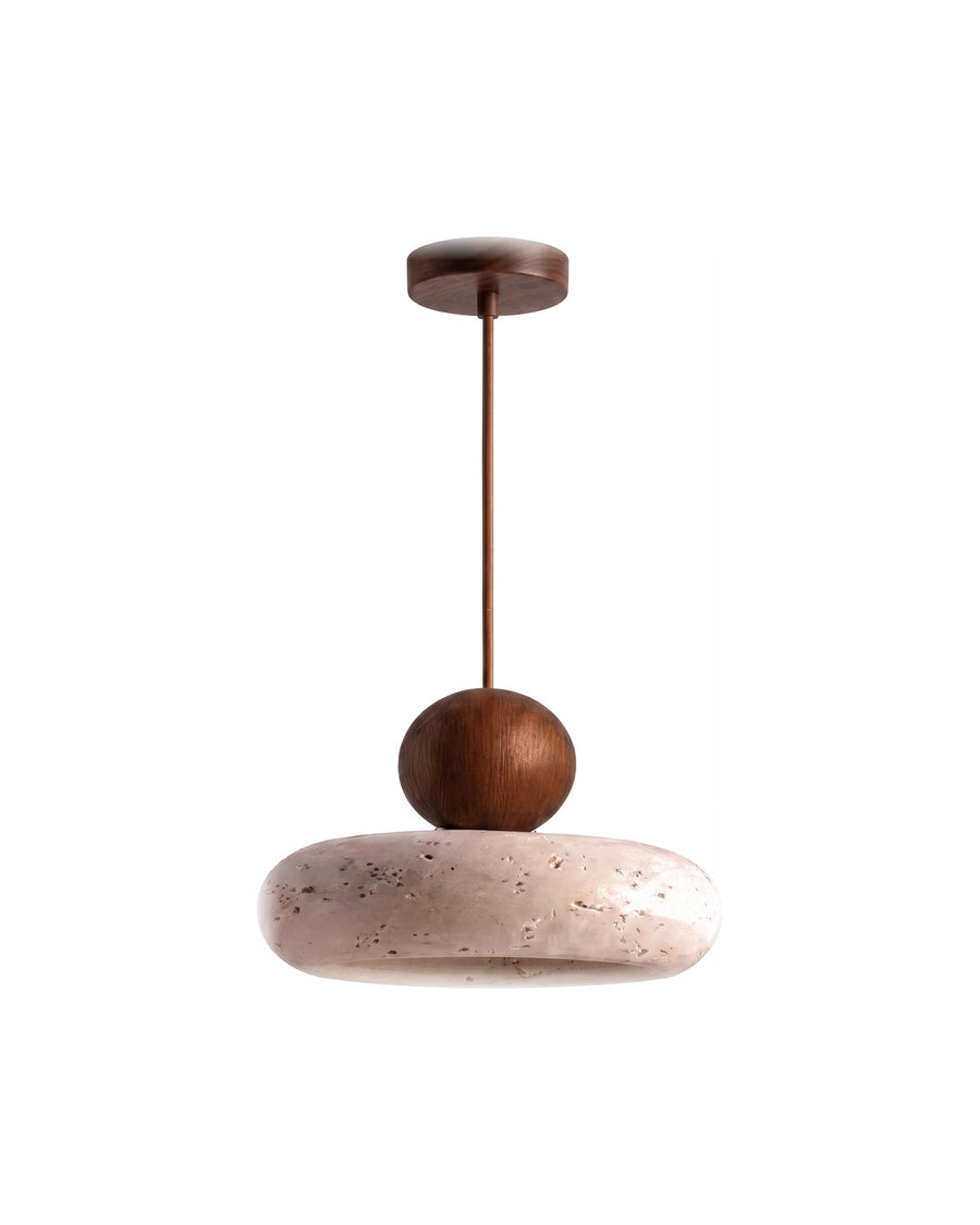 Natural Stone Round Pendant