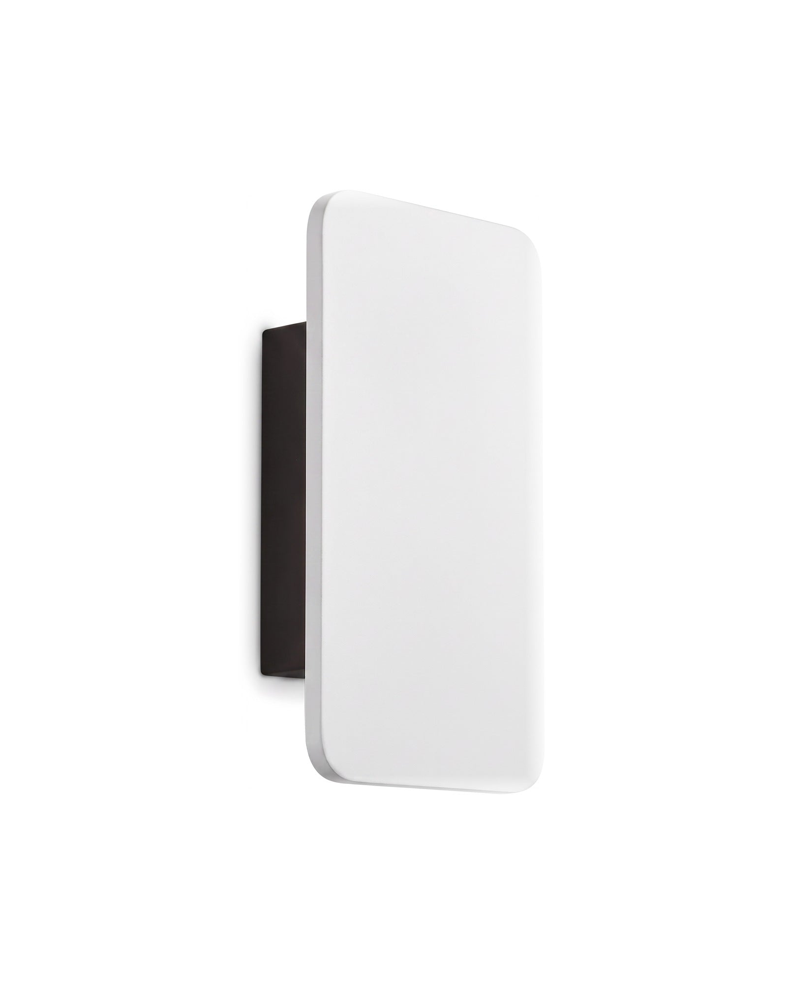 Nova wall lamp in matte white on a white background