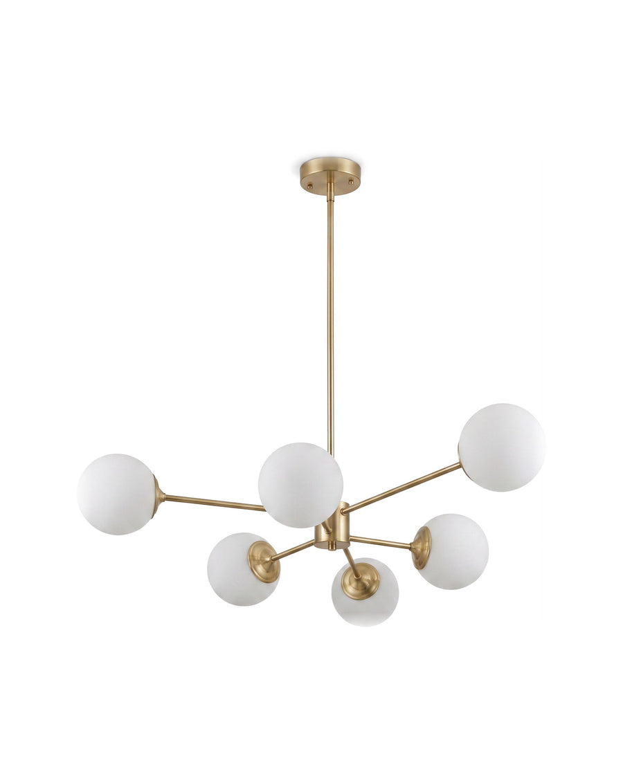 Opal Globe 6-Light Chandelier