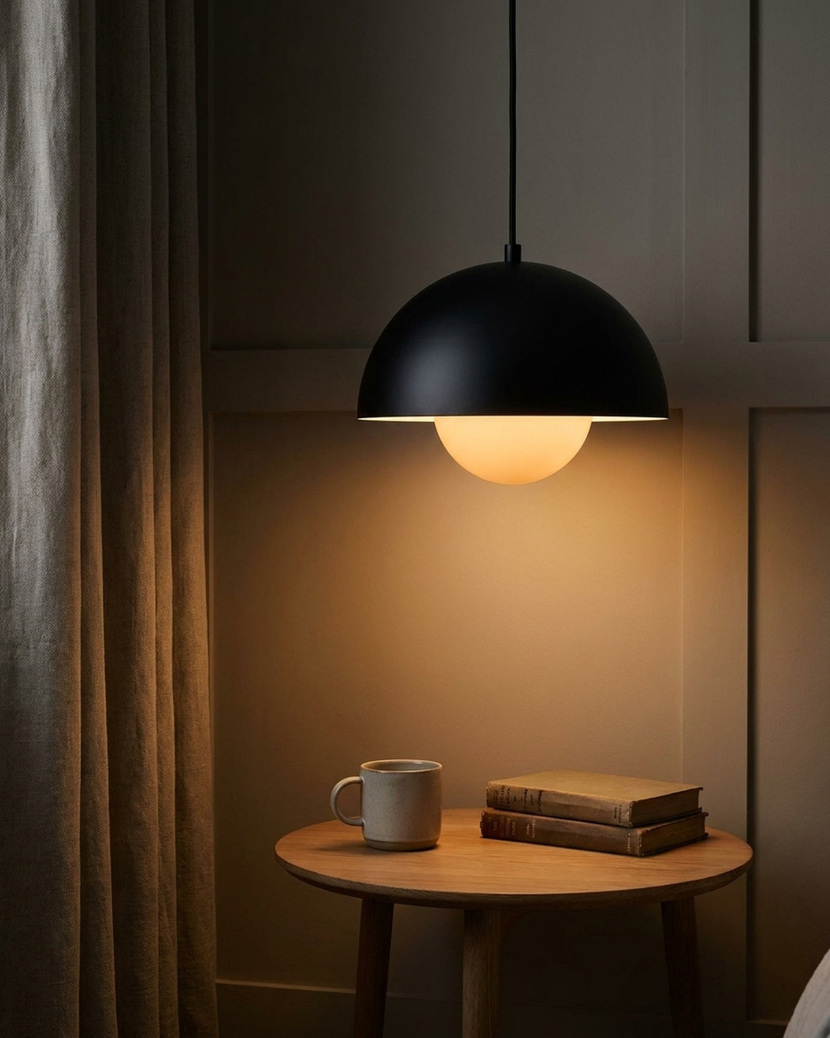 Modern Iron Dome Pendant Light