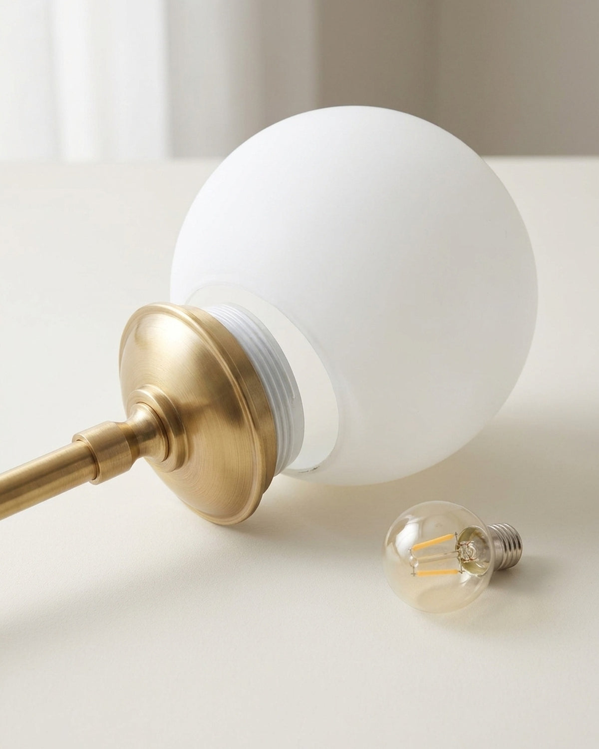Six E27 bulbs, your choice.