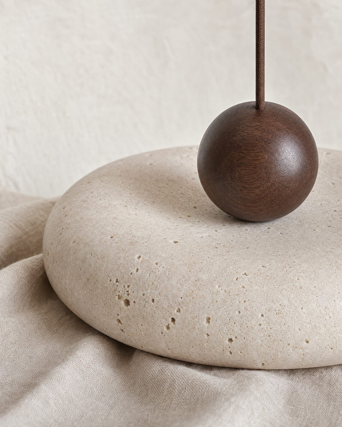 Natural Stone Round Pendant